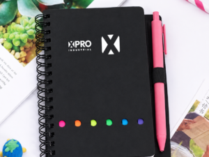 Xpro 3-in-1 Notebook, Sticky notes & Pen